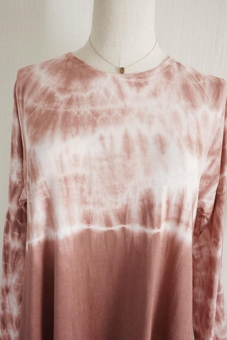 Cotton Long Sleeve OP  Bordeaux