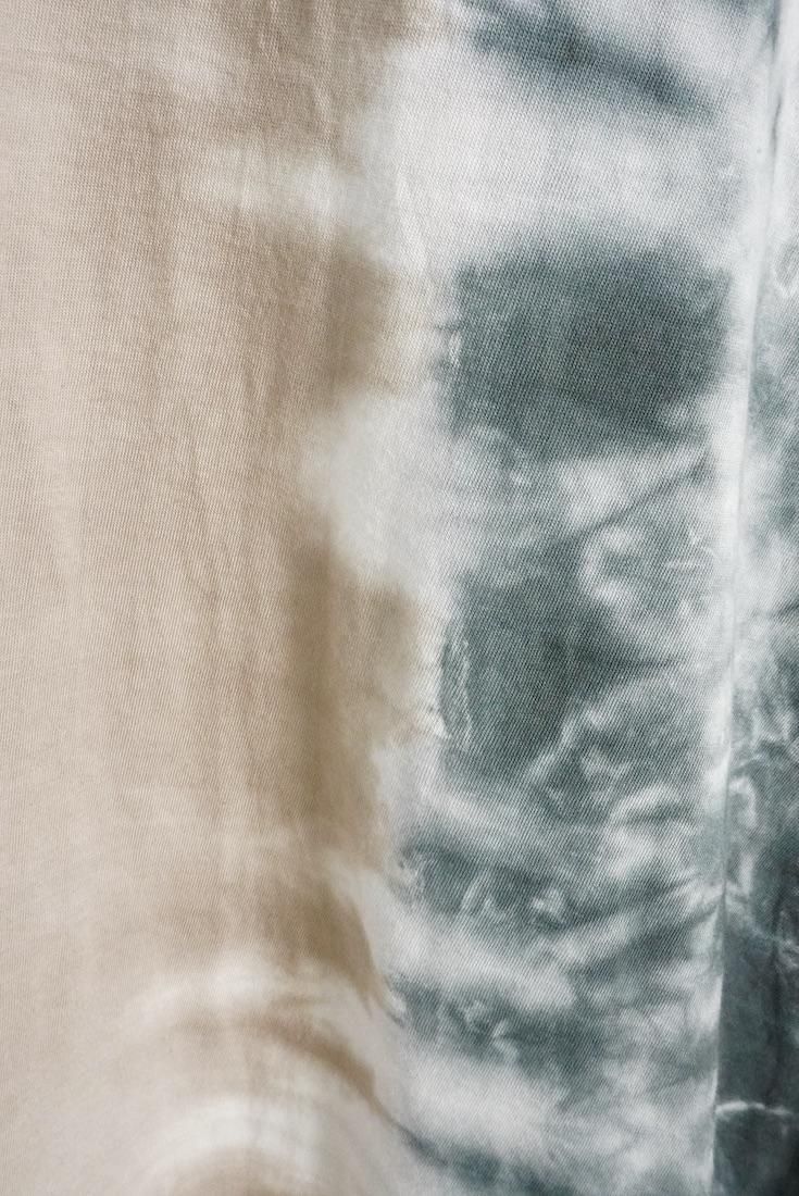 Cotton Long Sleeve OP  Taupe x Inkblack