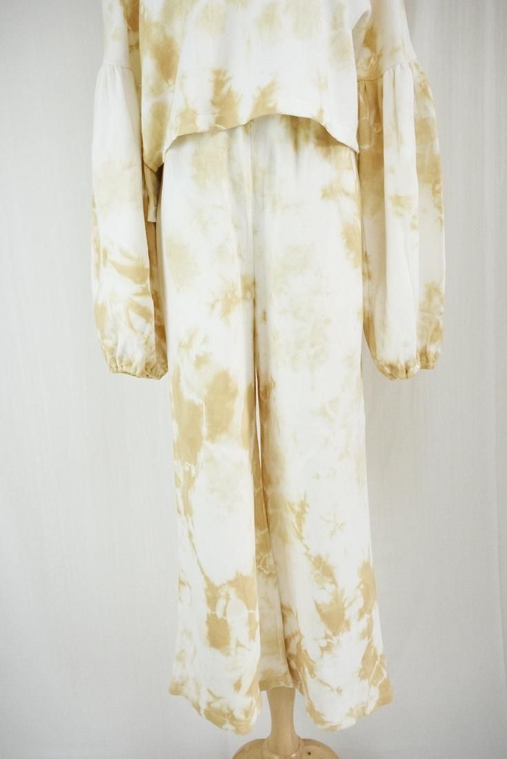 Soft cotton Relax pants Mustard
