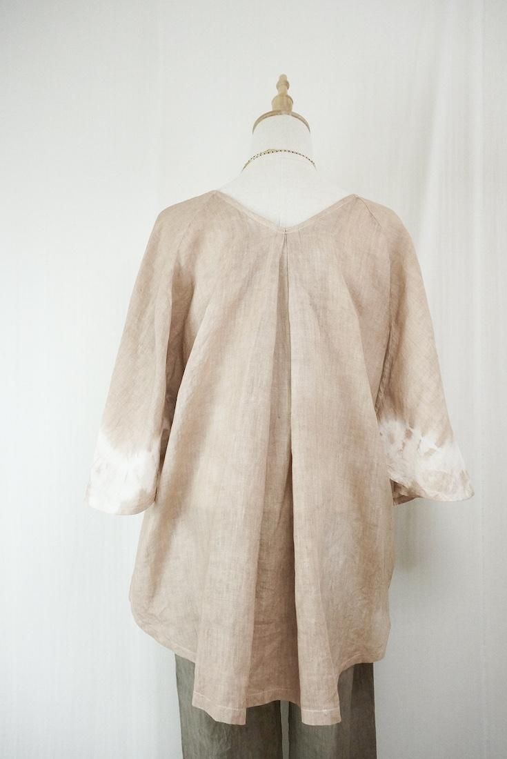 French Linen Flare Cardigan Cafelate
