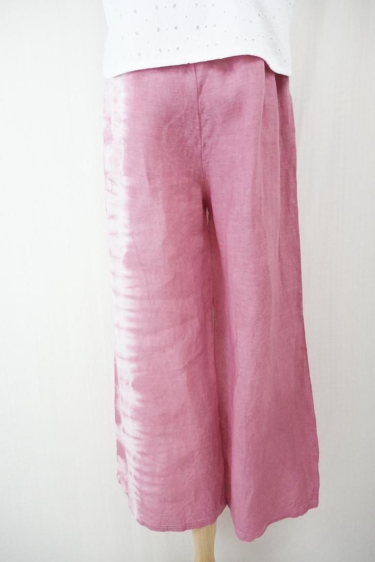 Frenh Linen Relax Pants Bougainvillea