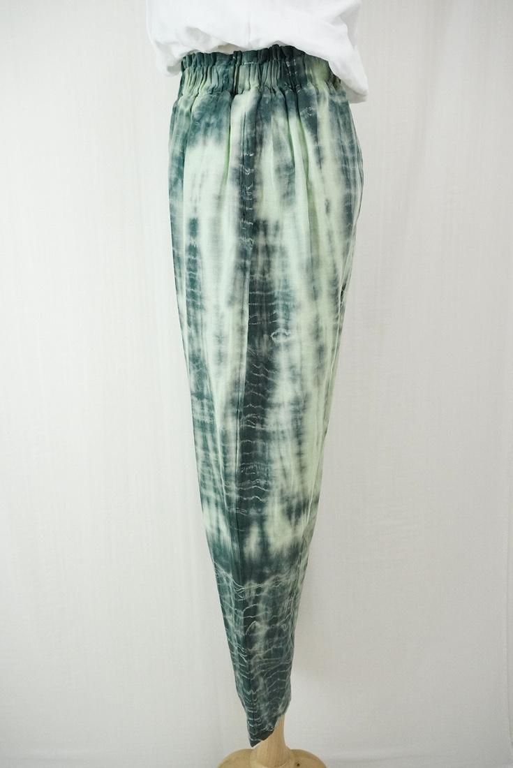 W gauze Lazy Pants Babyleaf x Black