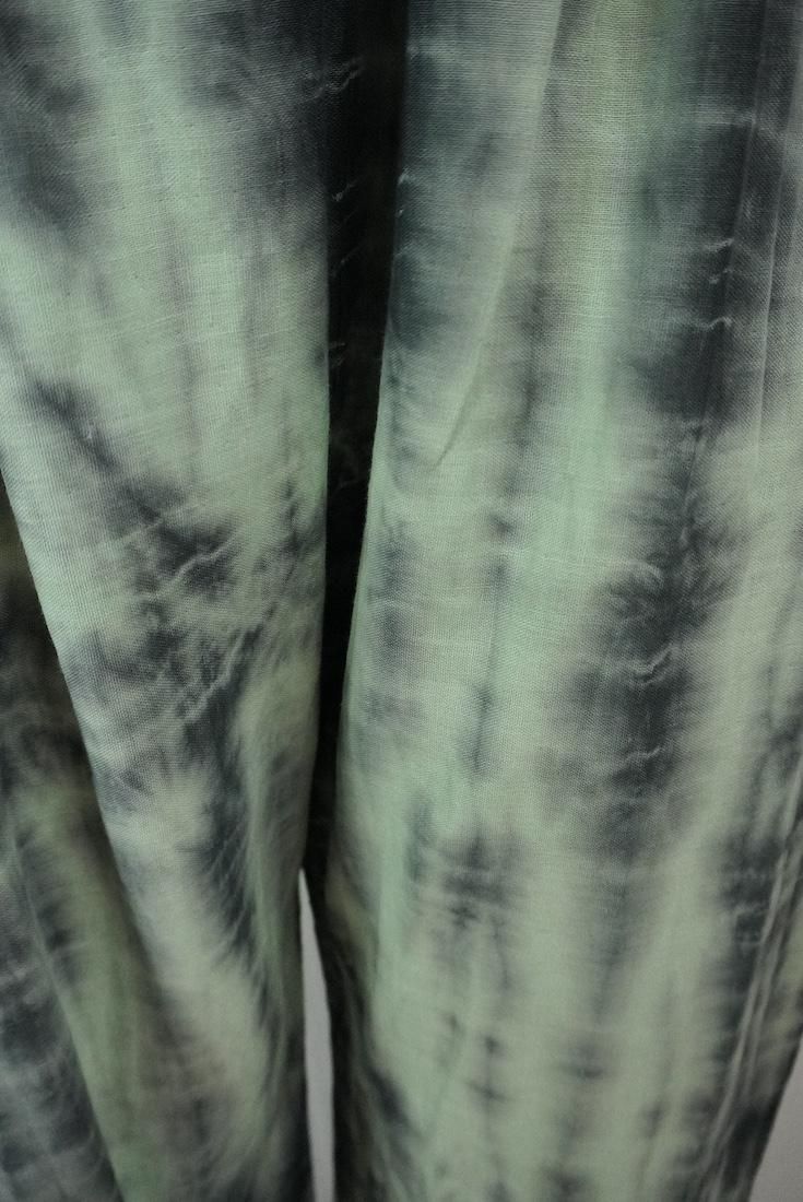 W gauze Lazy Pants Babyleaf x Black