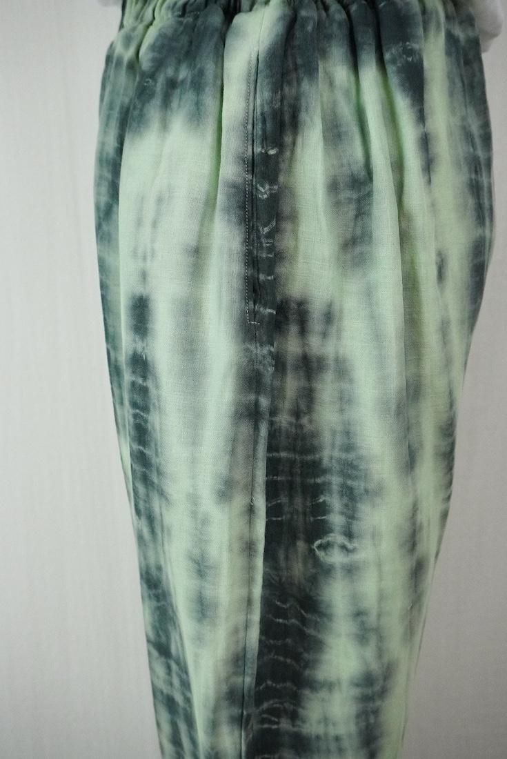 W gauze Lazy Pants Babyleaf x Black