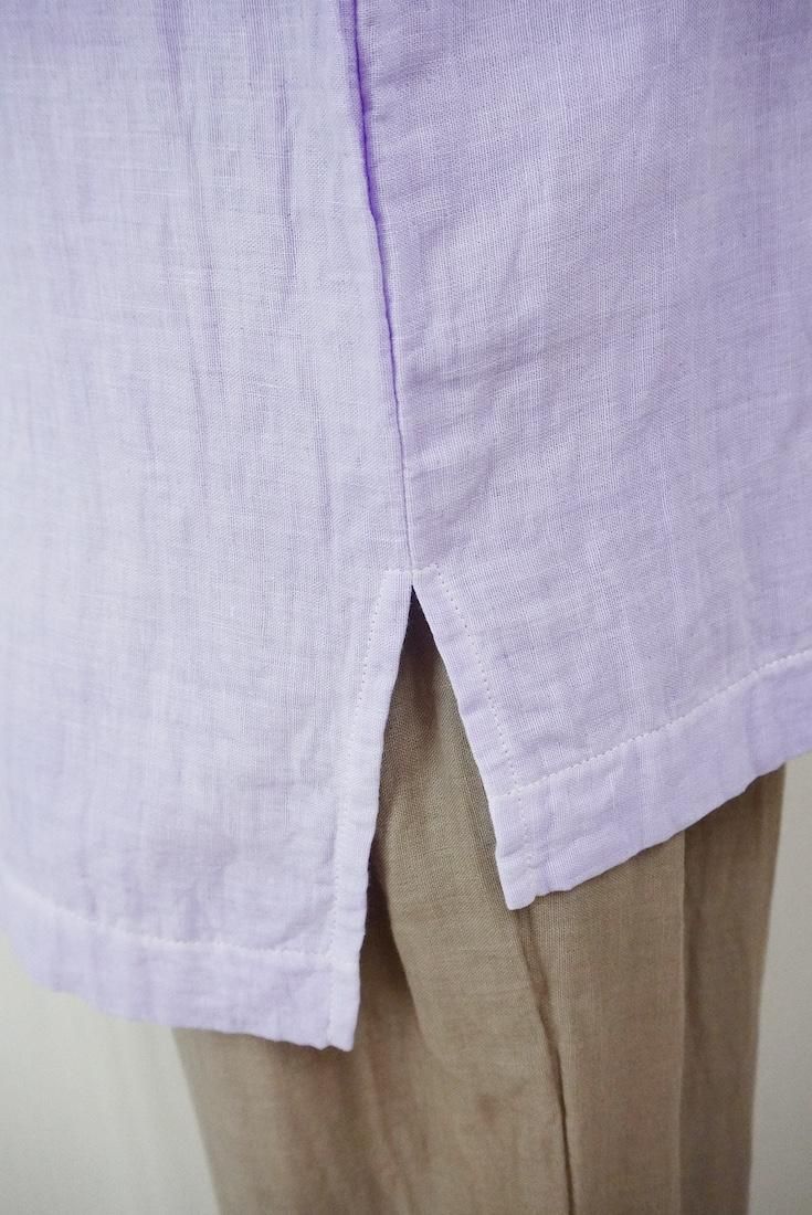 W gauze 2Way Big tank Lilac