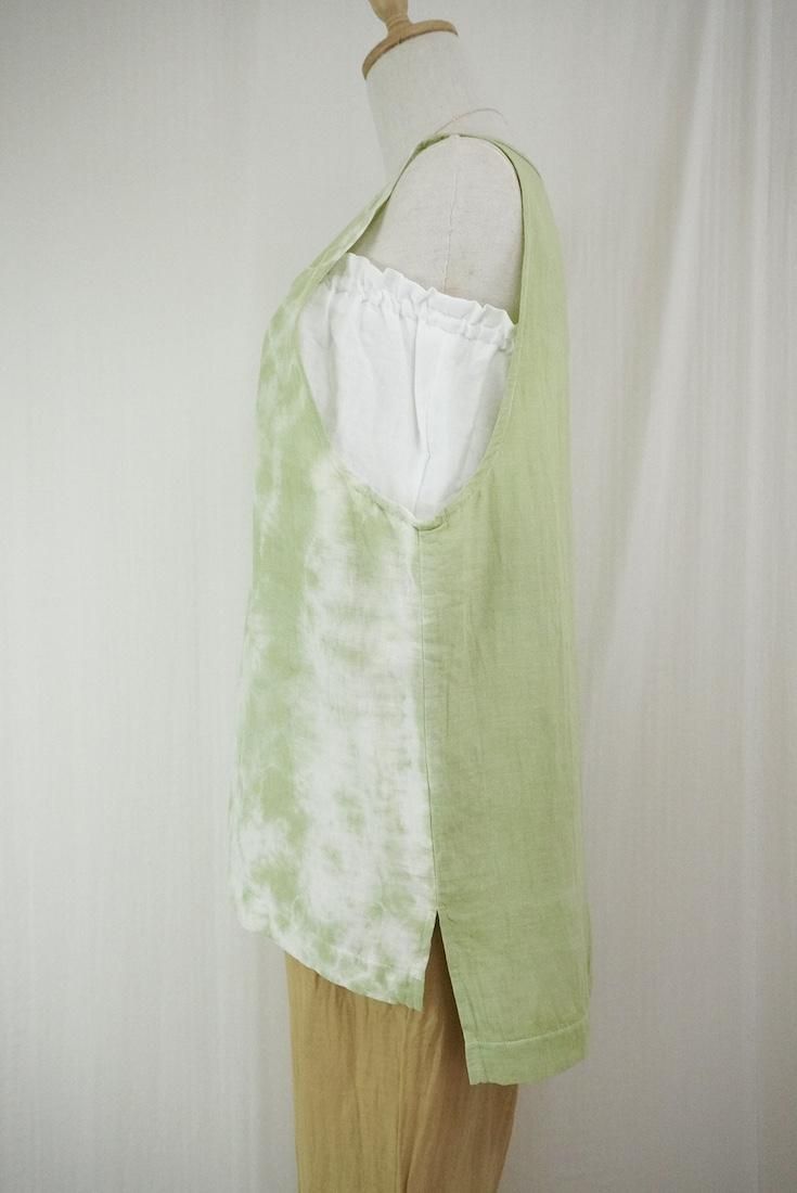 W gauze 2Way Big tank Olive