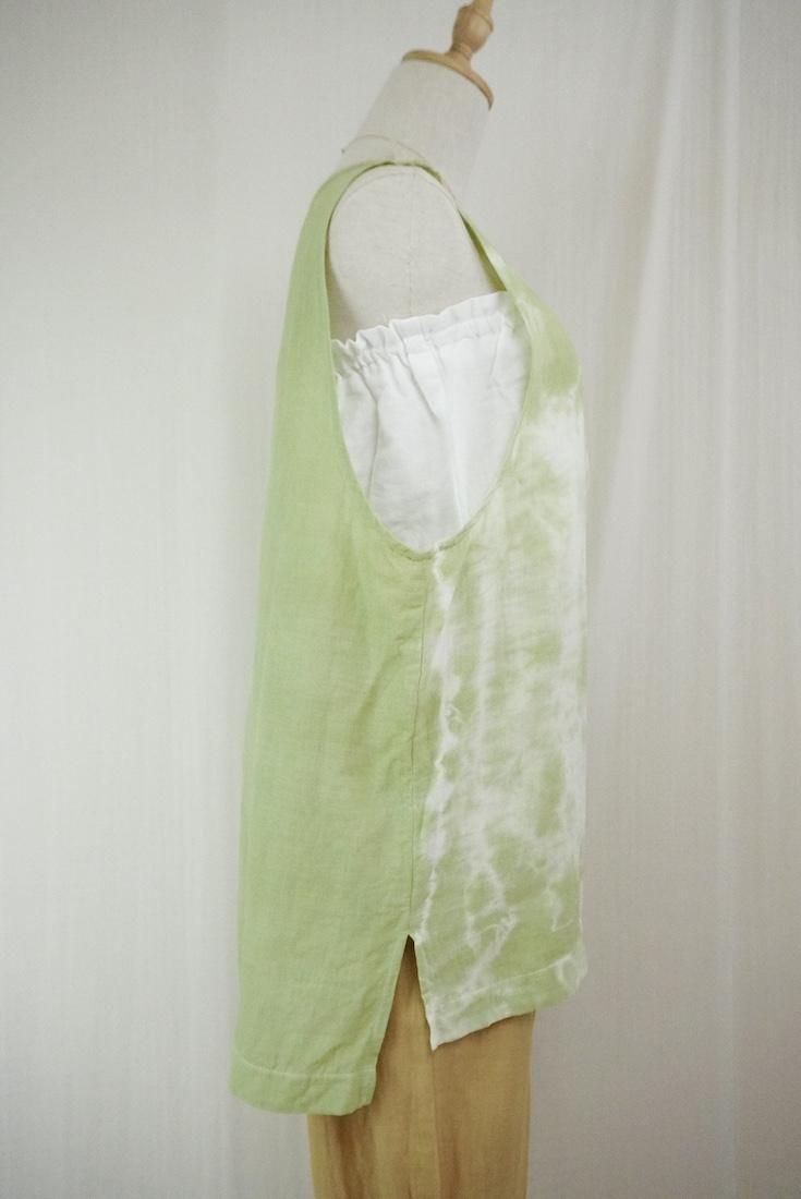 W gauze 2Way Big tank Olive