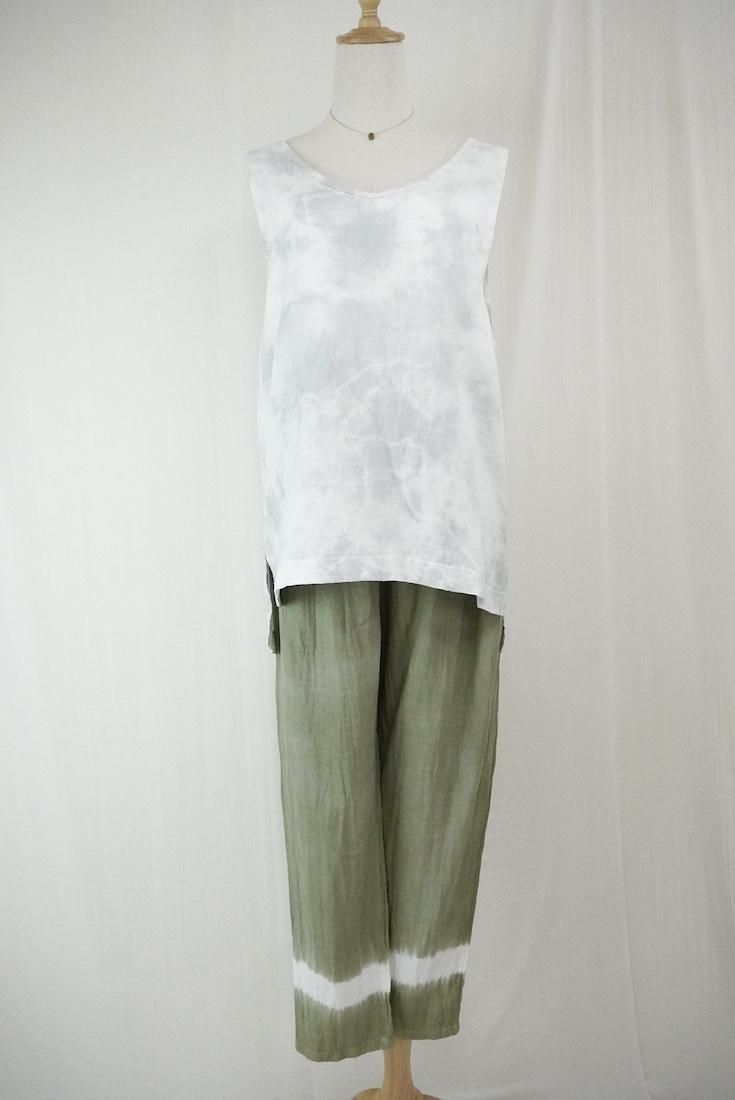 W gauze 2Way Big tank Lightgray