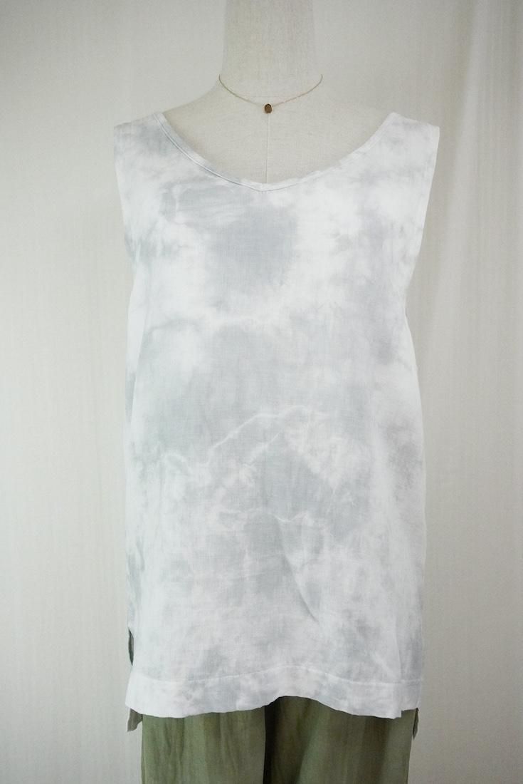 W gauze 2Way Big tank Lightgray
