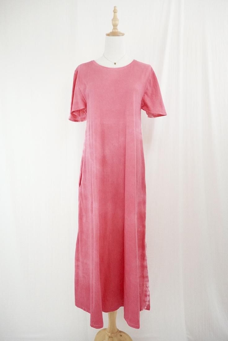 Cotton  Flare Long OP  Pink!Pink!Pink! 