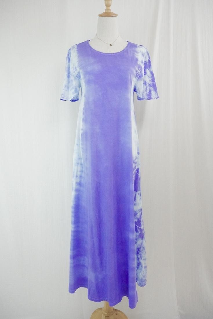 Cotton  Flare Long OP  Hydrengea 