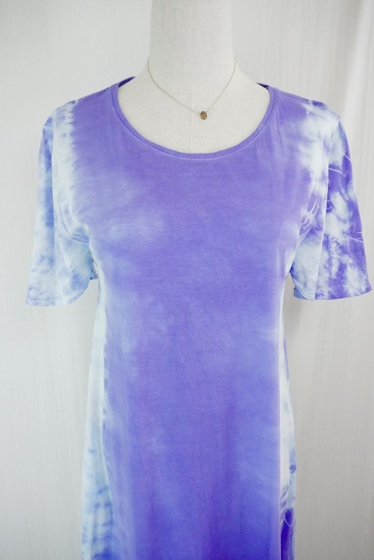 Cotton  Flare Long OP  Hydrengea 