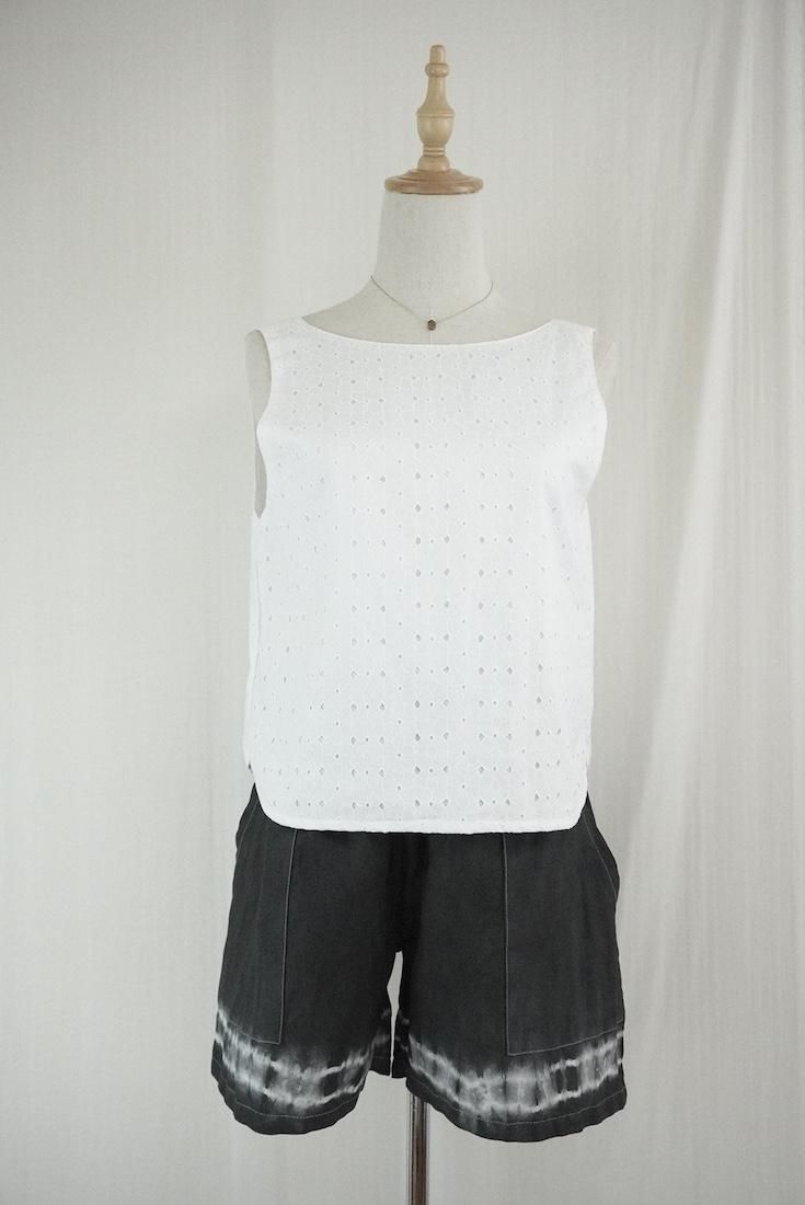 Japan Linen  Easy Shorts Black