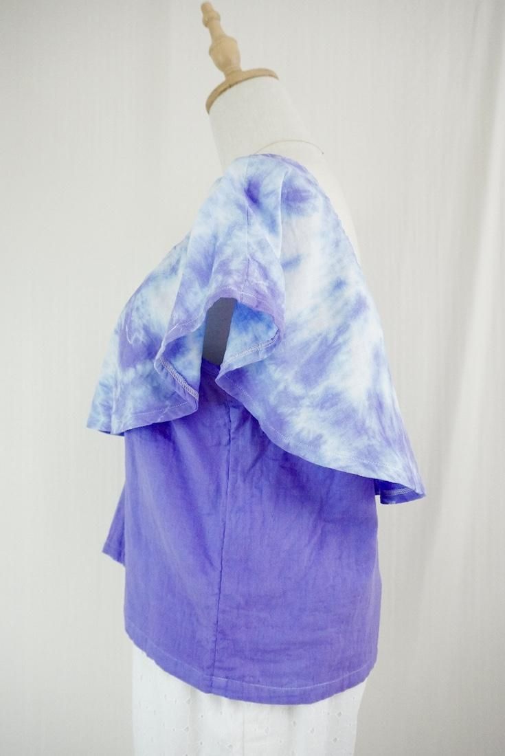 W-gauze Off shoulder top 