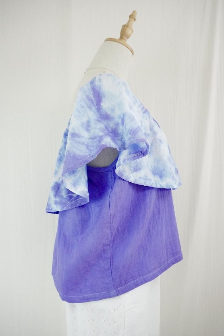 W-gauze Off shoulder top 