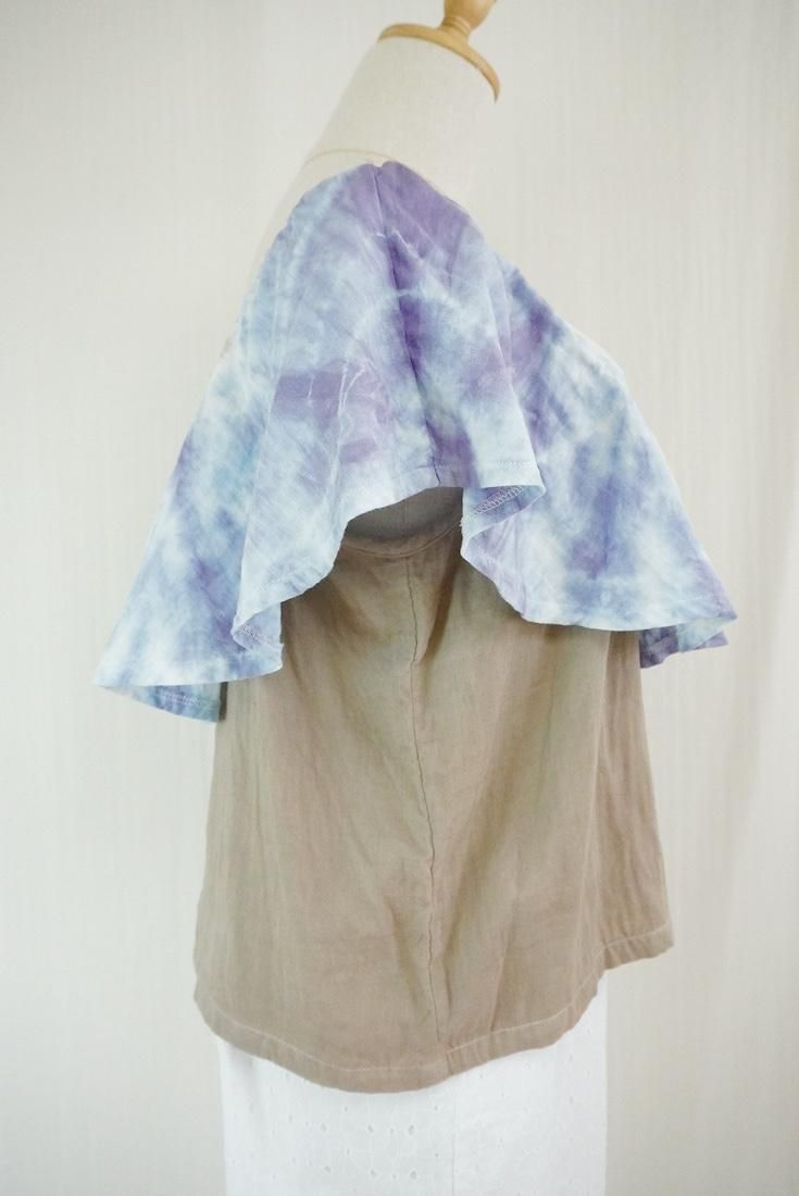 W-gauze Off shoulder top 
