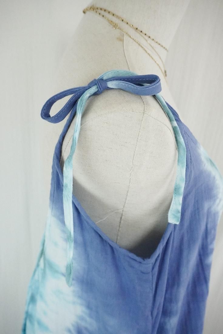 W-gauze Ribbon camisole op 