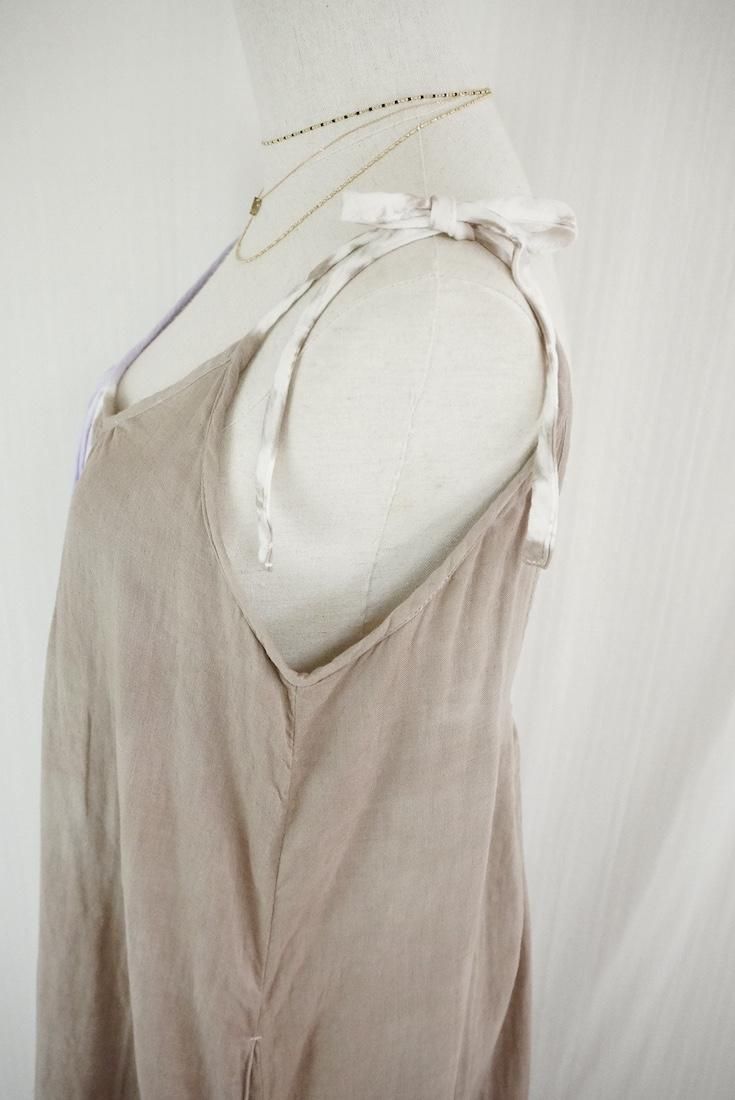 W-gauze Ribbon camisole op 