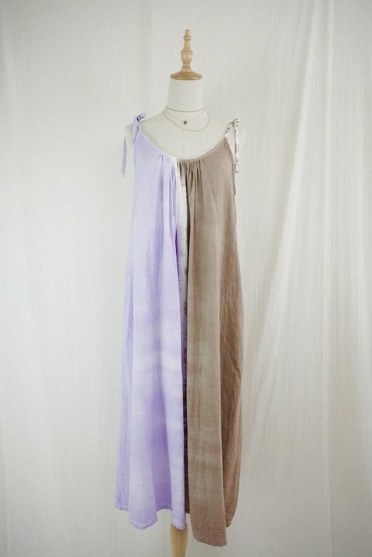 W-gauze Ribbon camisole op 