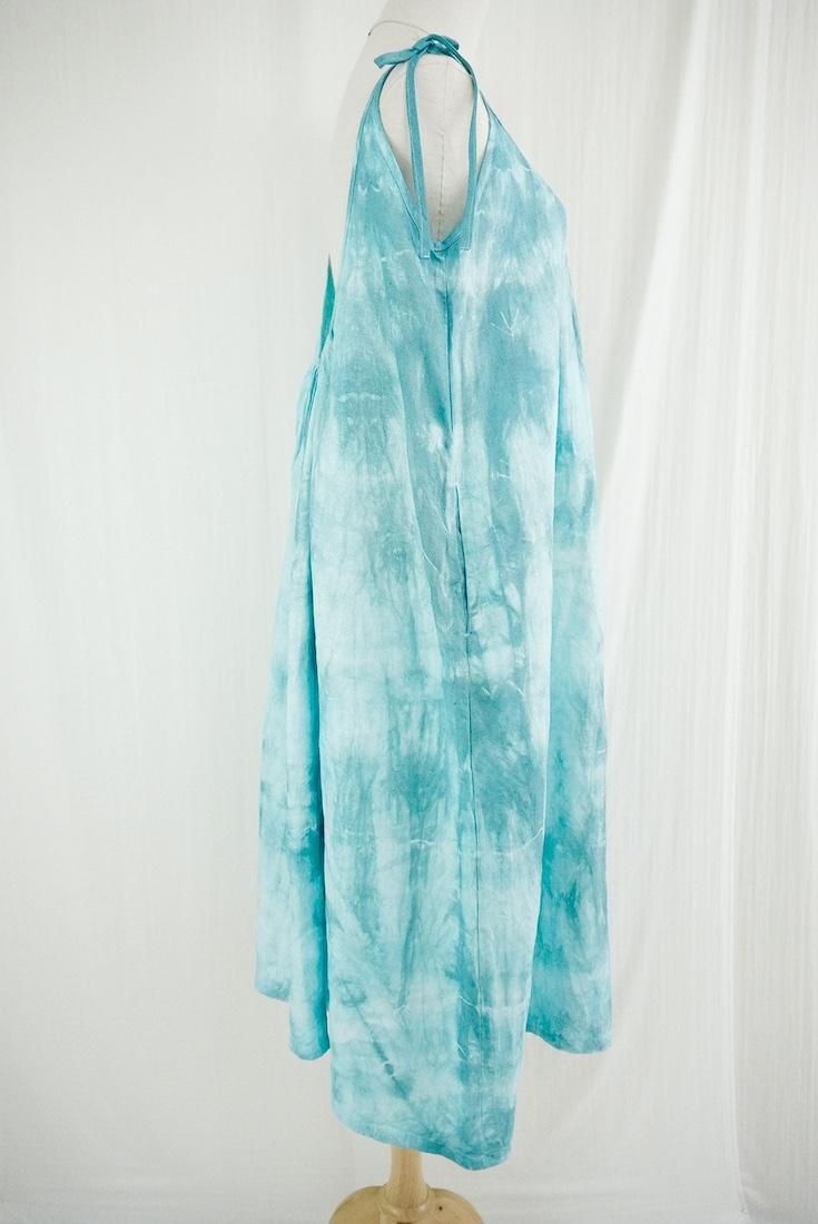 Japan Linen Ribbon camisole op Under the sea
