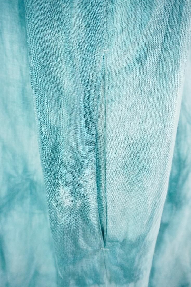 Japan Linen Ribbon camisole op Under the sea