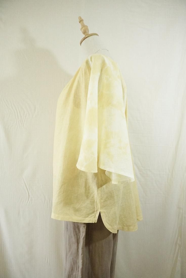 French Linen Flare Cardigan Custard