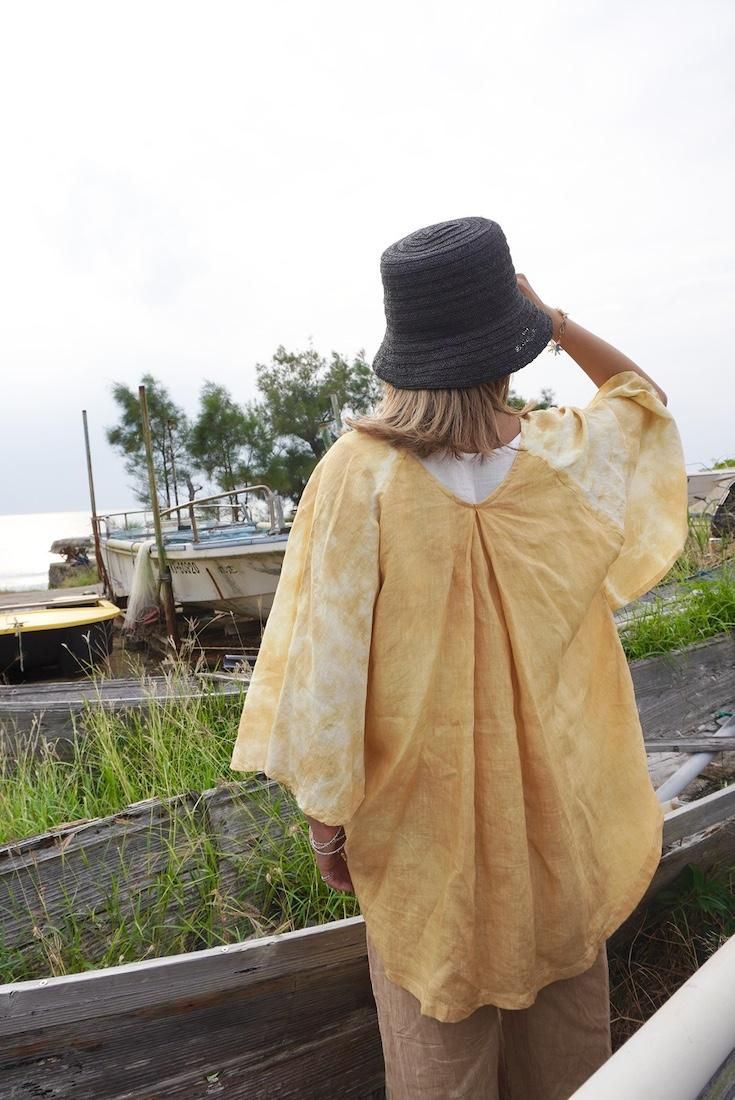 French Linen Flare Cardigan Greentea