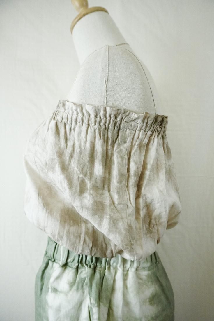 French Linen Short Bare top Greige