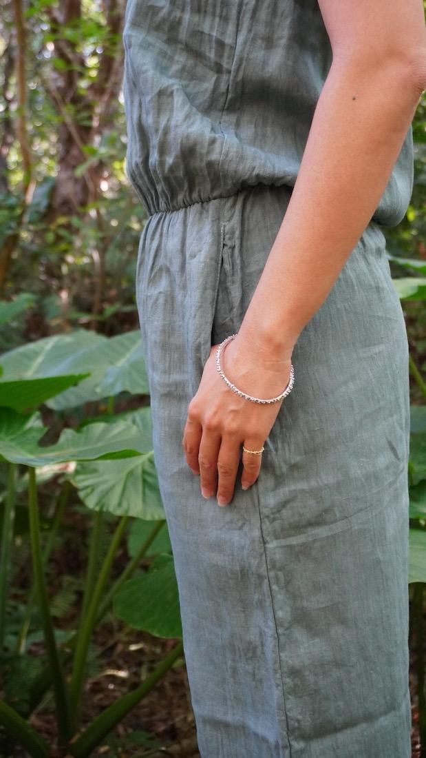 French Linen Bare top all in one