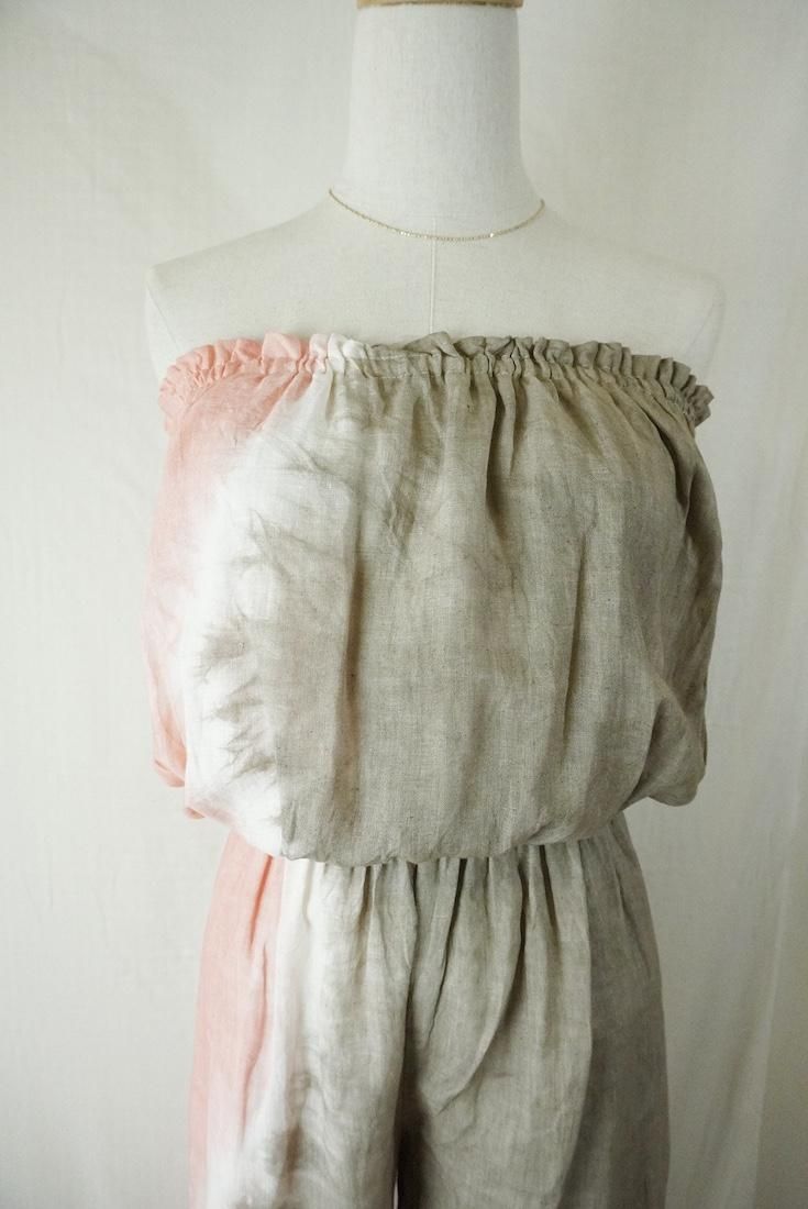 French Linen Bare top all in one