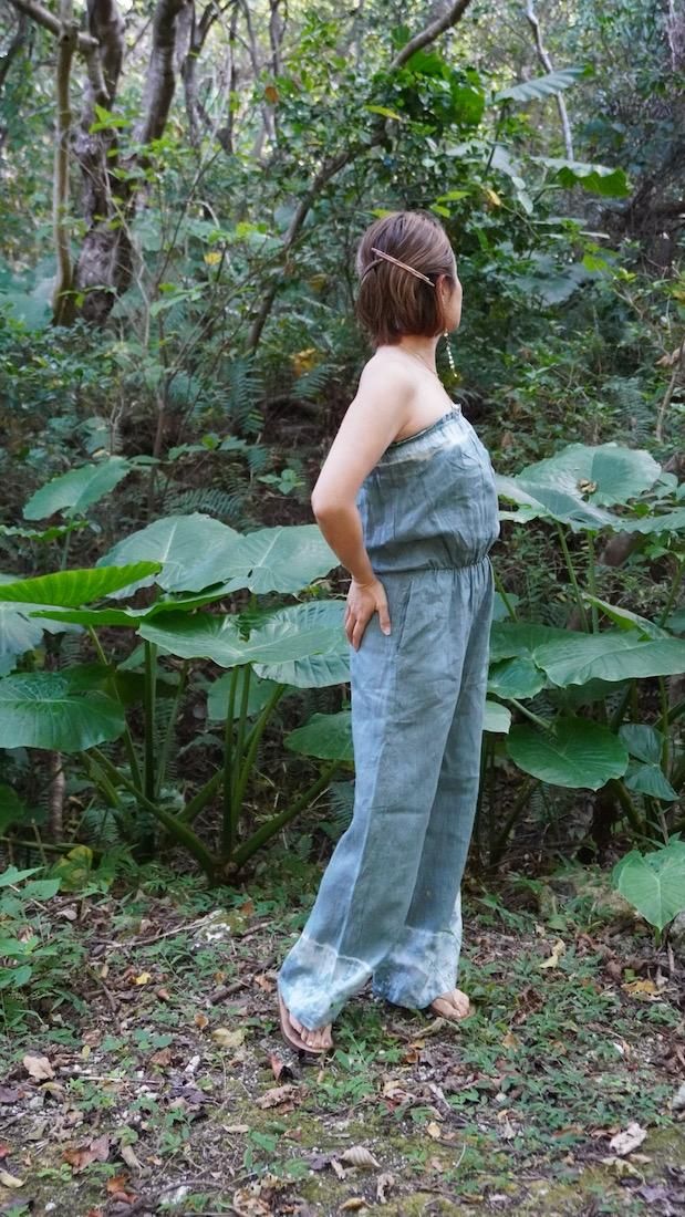 French Linen Bare top all in one