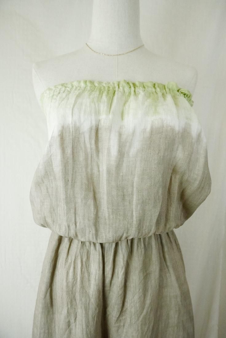 French Linen Bare top all in one