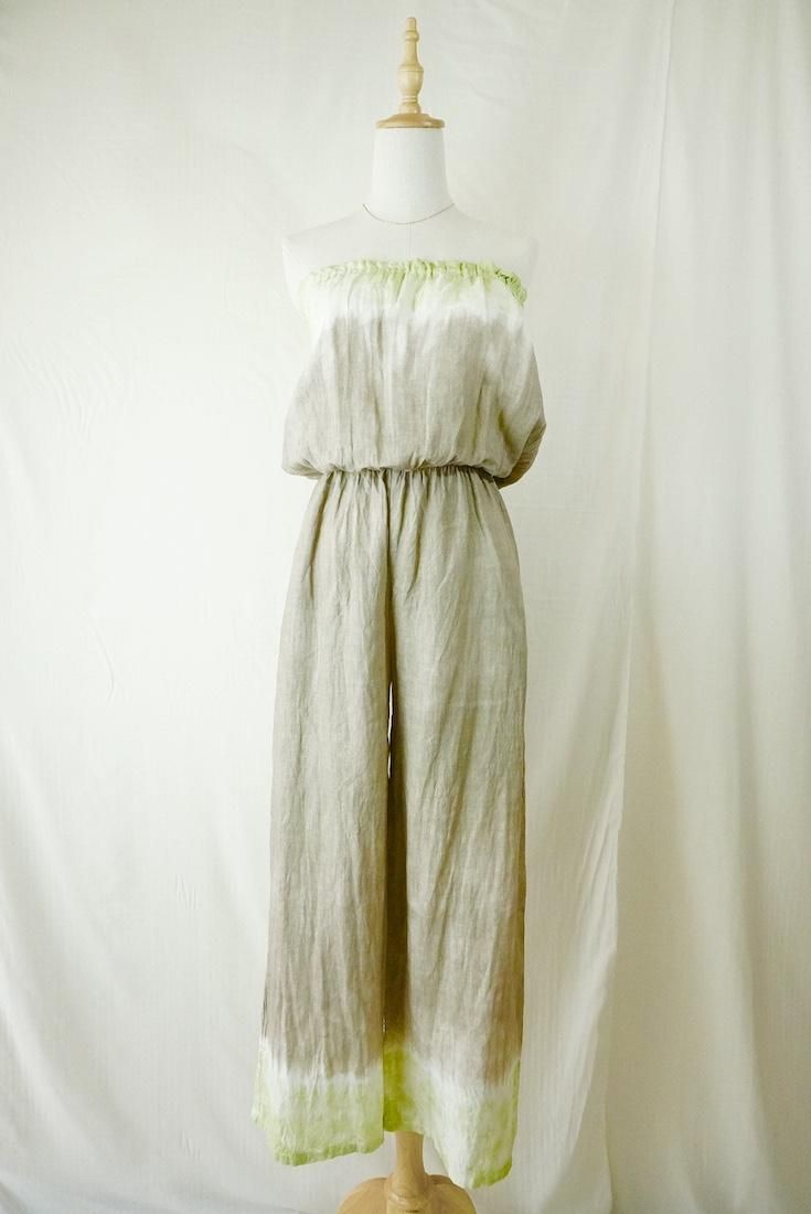 French Linen Bare top all in one