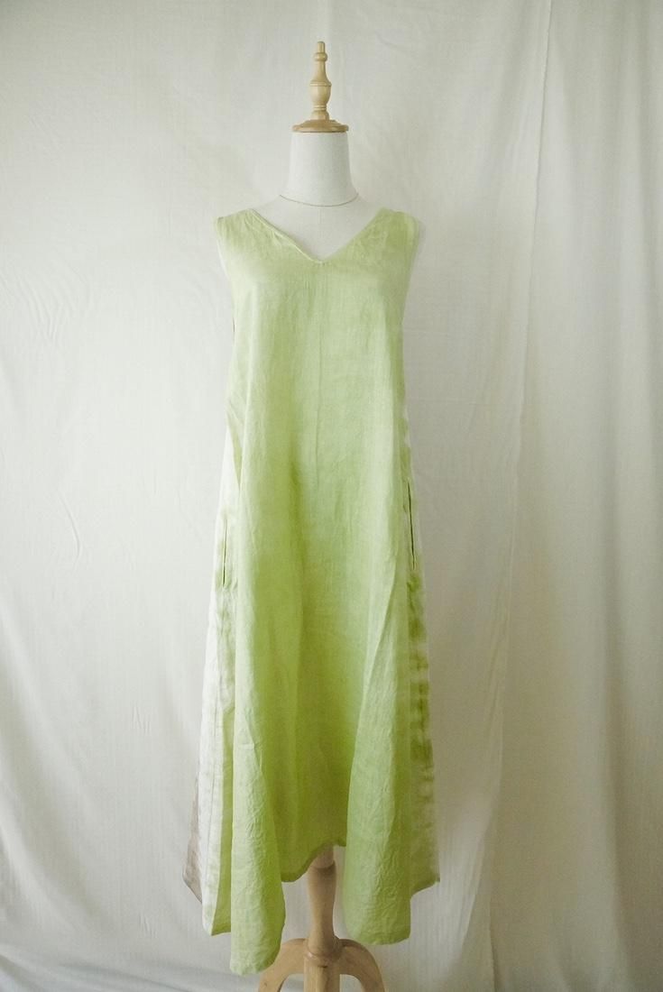 French Linen 2way op Greige x Olive