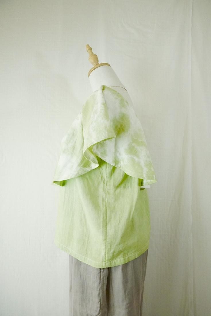 W-gauze Off shoulder top 