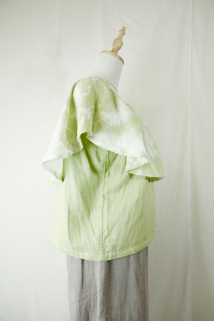W-gauze Off shoulder top 