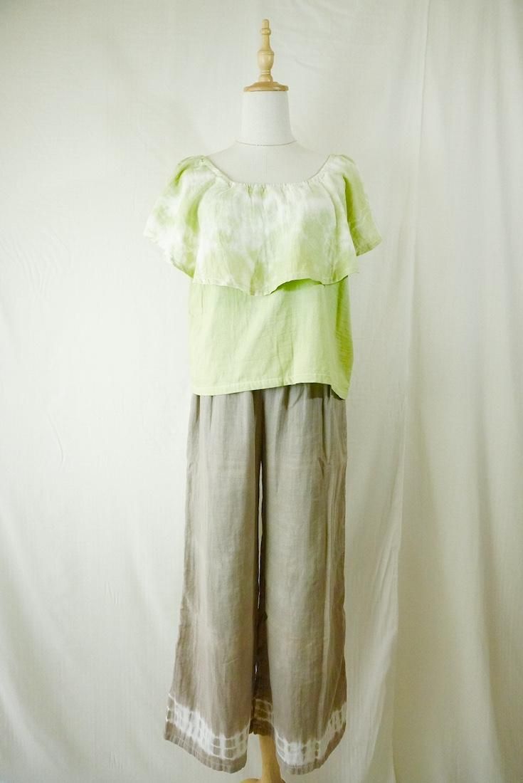 W-gauze Off shoulder top 