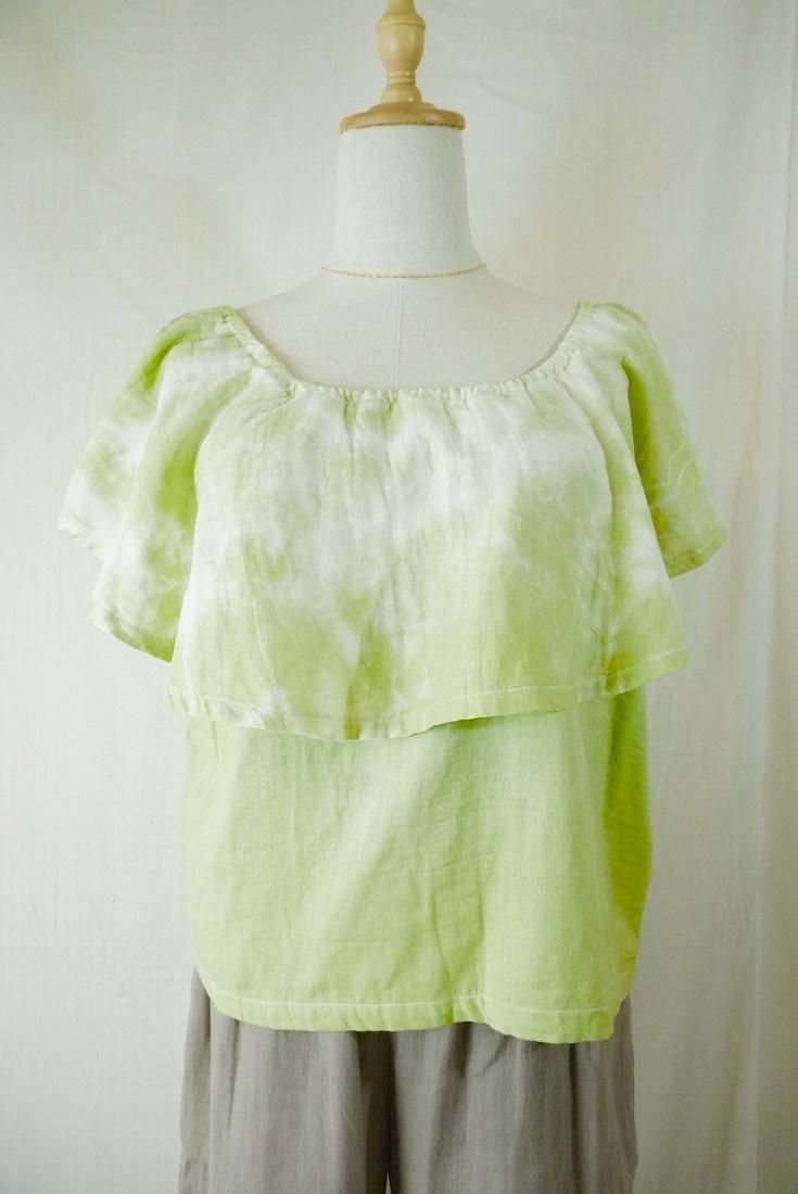 W-gauze Off shoulder top 