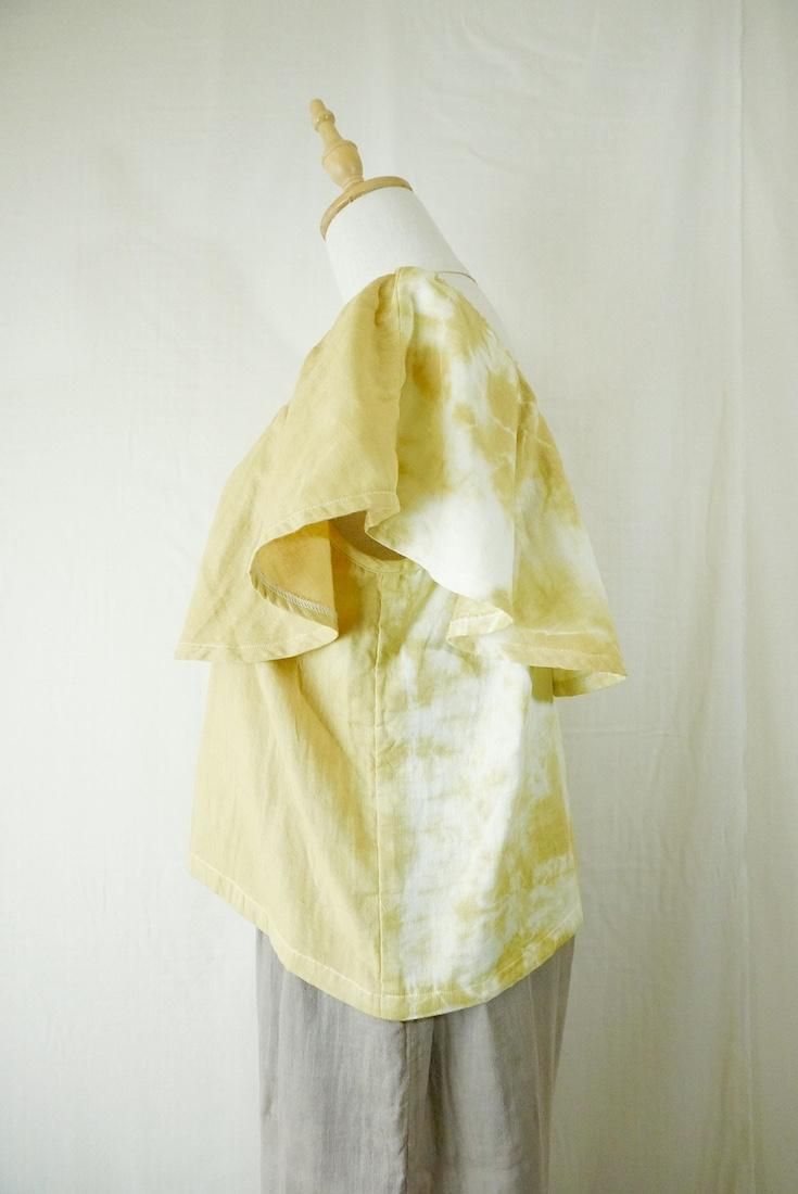 W-gauze Off shoulder top 