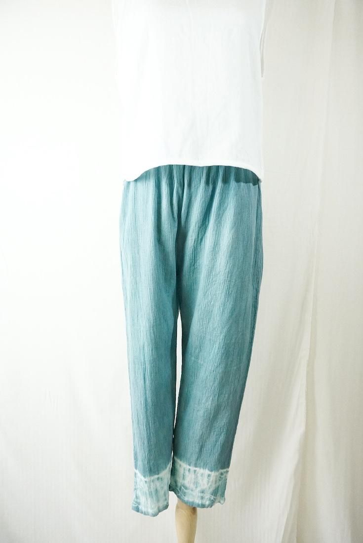 Organic cotton ¤ Lazy pants VintageBlue