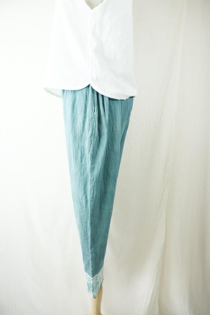 Organic cotton ¤ Lazy pants VintageBlue
