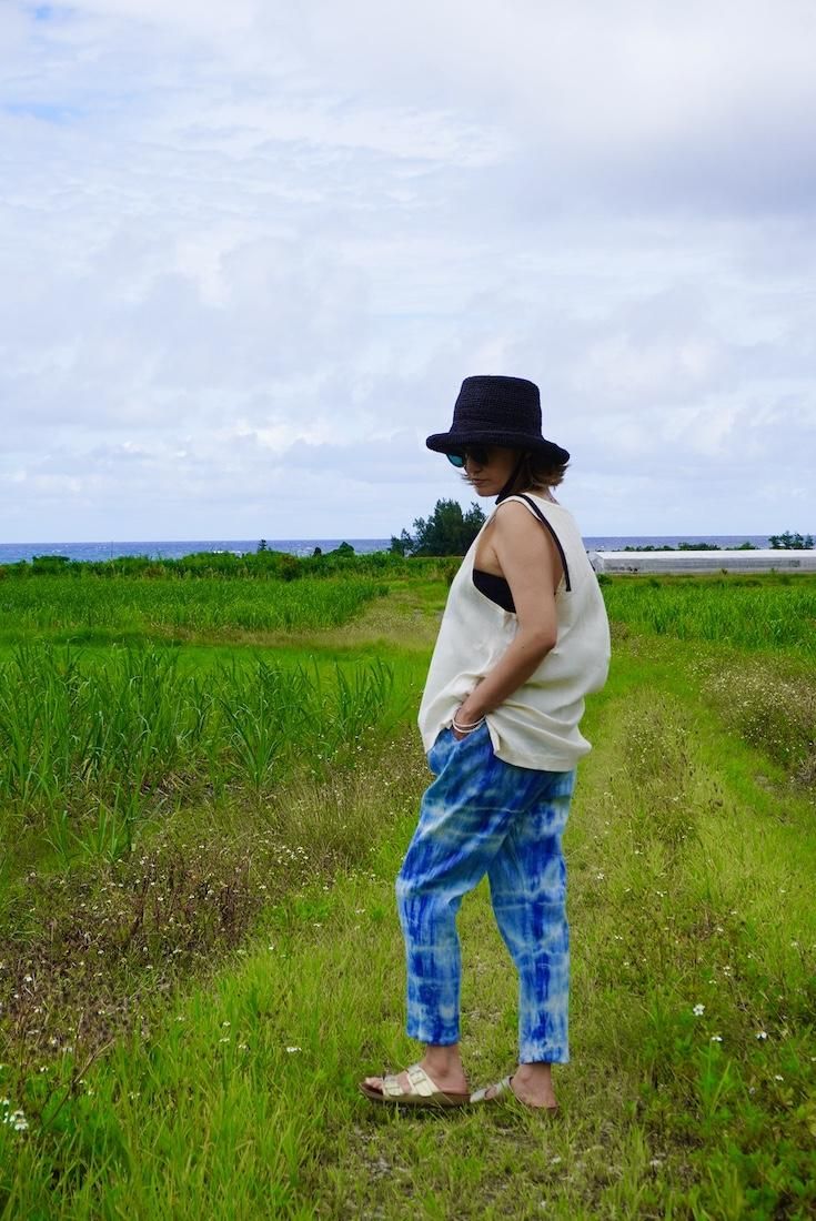 Organic cotton ¤ Lazy pants Leaf