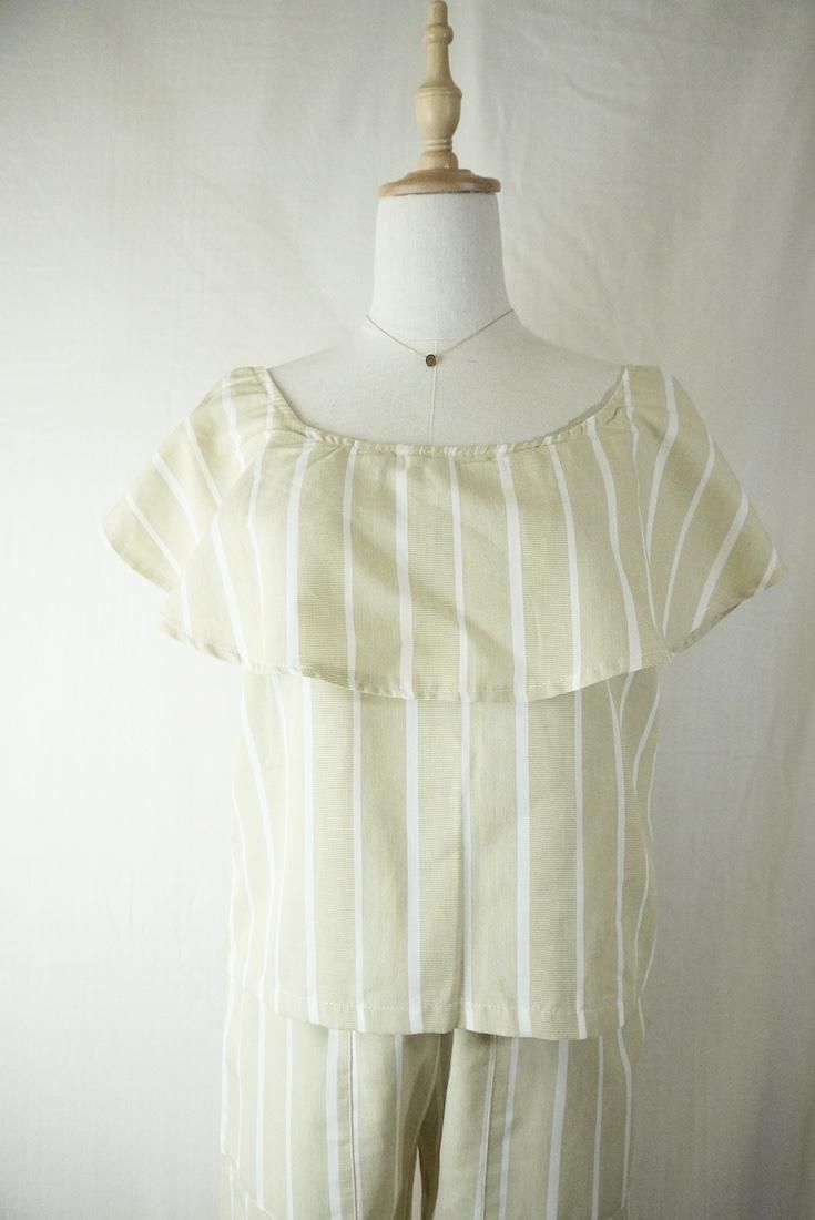 WASHI Cotton Off shoulder top 