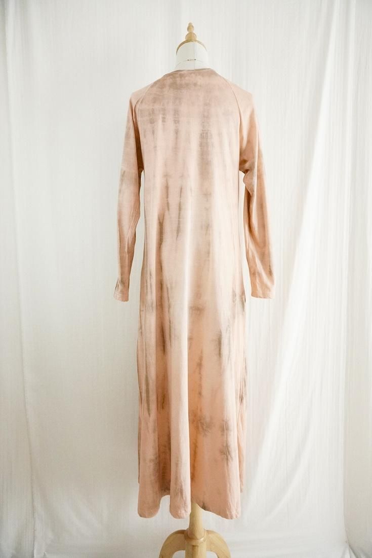 Cotton Long Sleeve OP Orangebeige x Greige