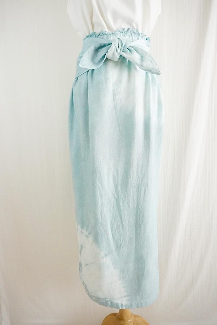 RayonLinen Ribbon skirt
