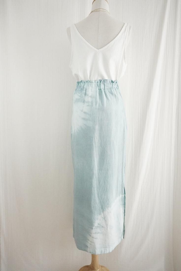 RayonLinen Ribbon skirt