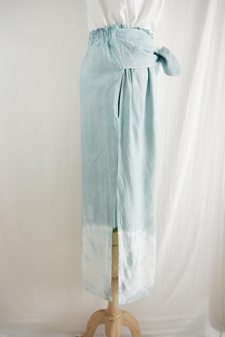 RayonLinen Ribbon skirt