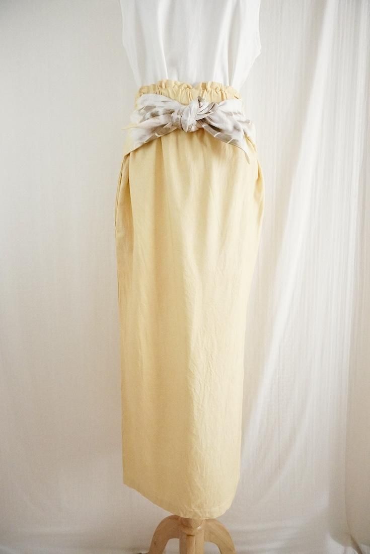 RayonLinen Ribbon skirt