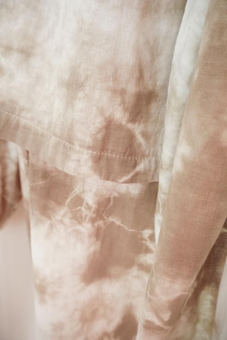W gauze Lazy Pants Coffee