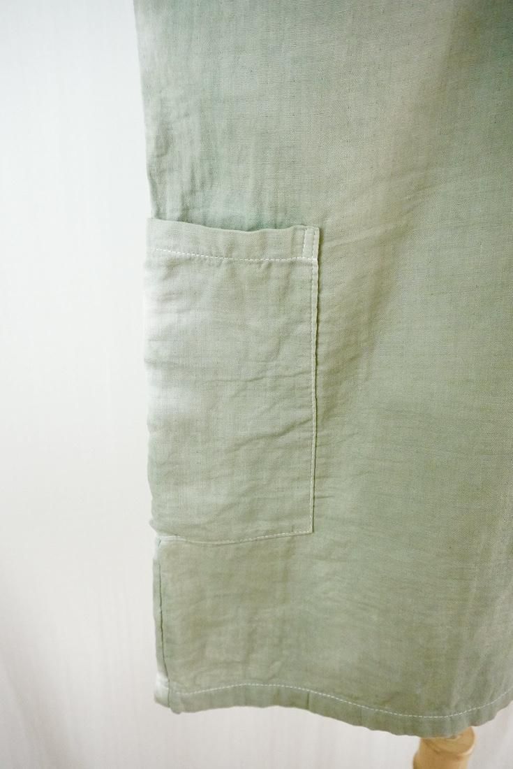 W-gauze Short sleeve rompers Greentea